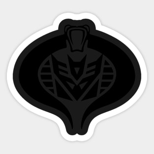 Cobra Decepticon Sticker